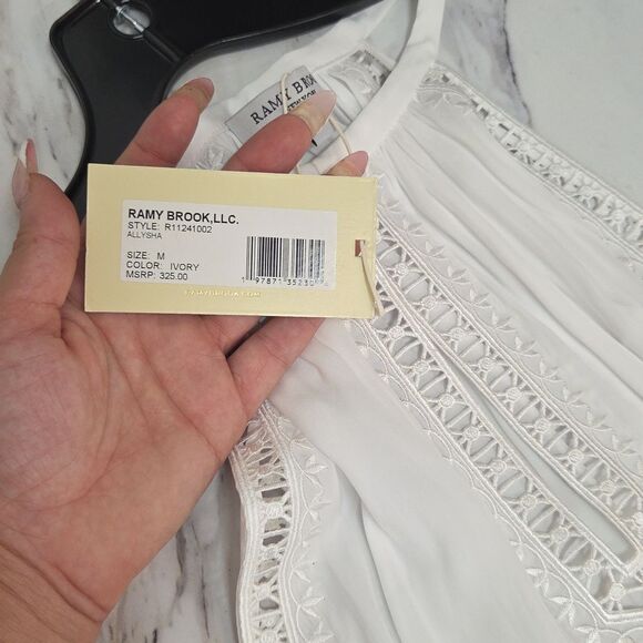 Ramy Brook White Halter Blouse - Picture 5 of 7